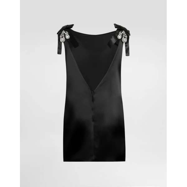 Dolce & Gabbana Stretch satin dress, view 2
