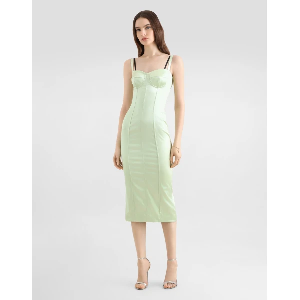 Dolce & Gabbana Stretch satin dress, view 2