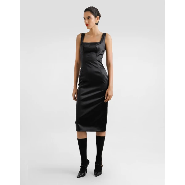 Dolce & Gabbana Stretch satin dress, view 2