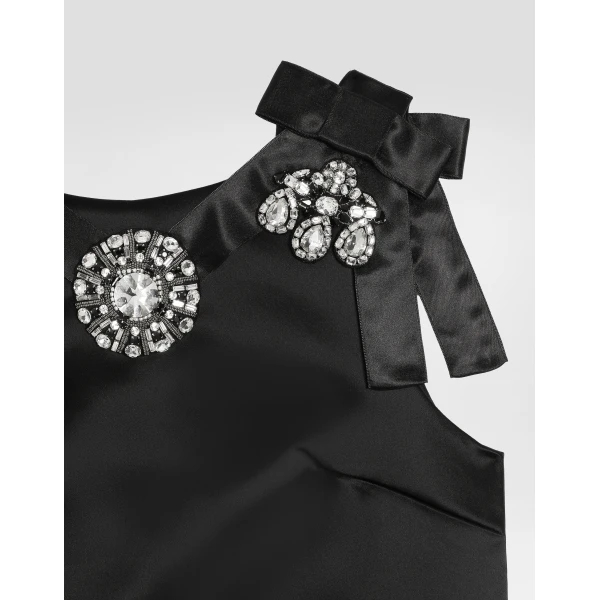 Dolce & Gabbana Stretch satin dress, view 3