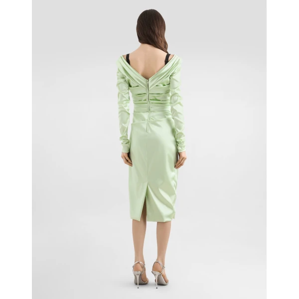 Dolce & Gabbana Stretch satin dress, view 3