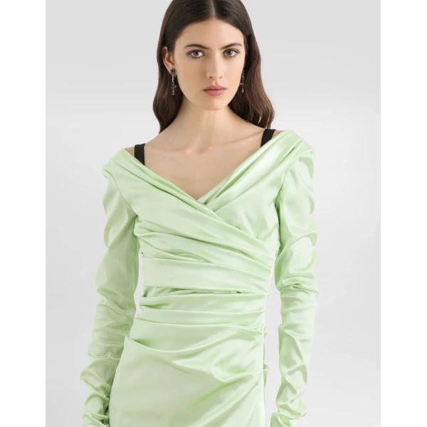 Dolce & Gabbana Stretch satin dress, view 4