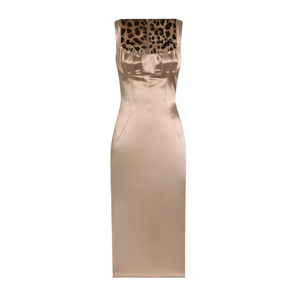 Dolce & Gabbana Stretch satin midi dress
