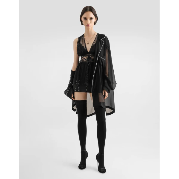 Dolce & Gabbana Stretch satin miniskirt Skirt, view 2