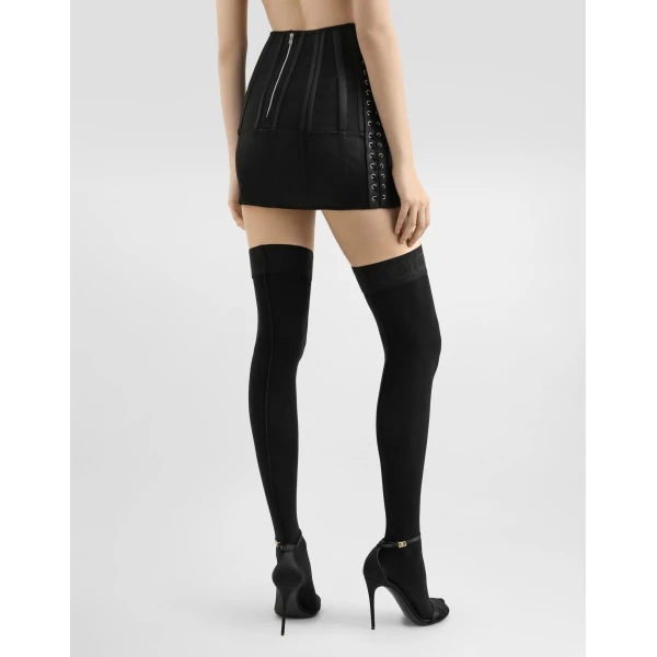 Dolce & Gabbana Stretch satin miniskirt Skirt, view 6