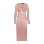 Dolce & Gabbana Stretch satin round-neck calf-length dress