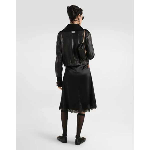 Dolce & Gabbana Stretch satin slip dress, view 5
