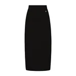 Dolce & Gabbana Stretch viscose knit pencil skirt with DG logo