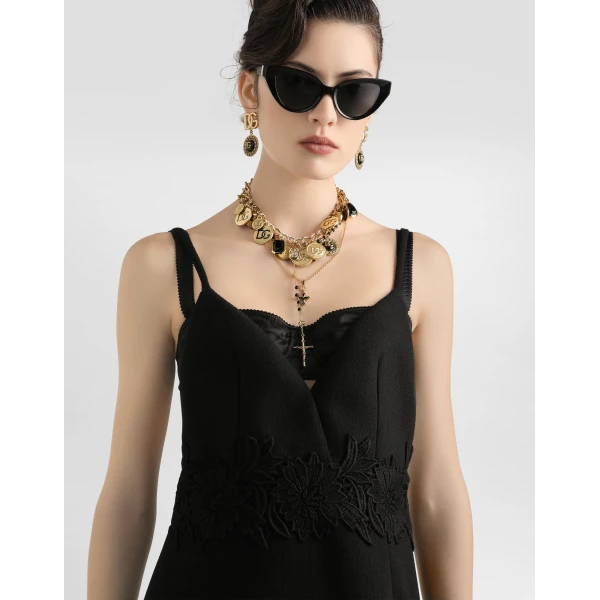 Dolce & Gabbana Stretch wool crêpe dress, view 4