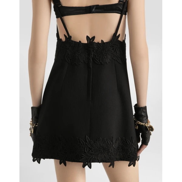 Dolce & Gabbana Stretch wool crêpe dress, view 5