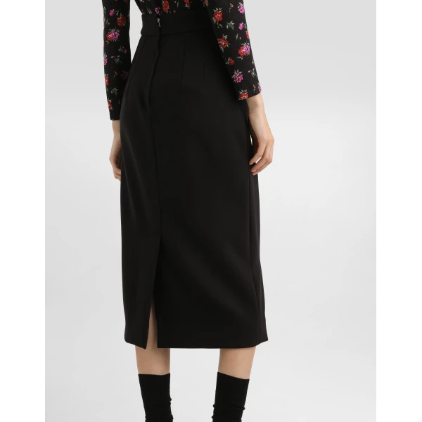 Dolce & Gabbana Stretch wool pencil skirt, view 5