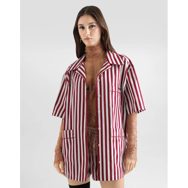 Dolce & Gabbana Striped cotton shirt, view 4