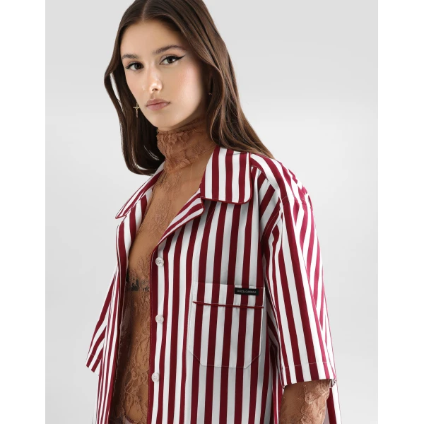 Dolce & Gabbana Striped cotton shirt, view 5
