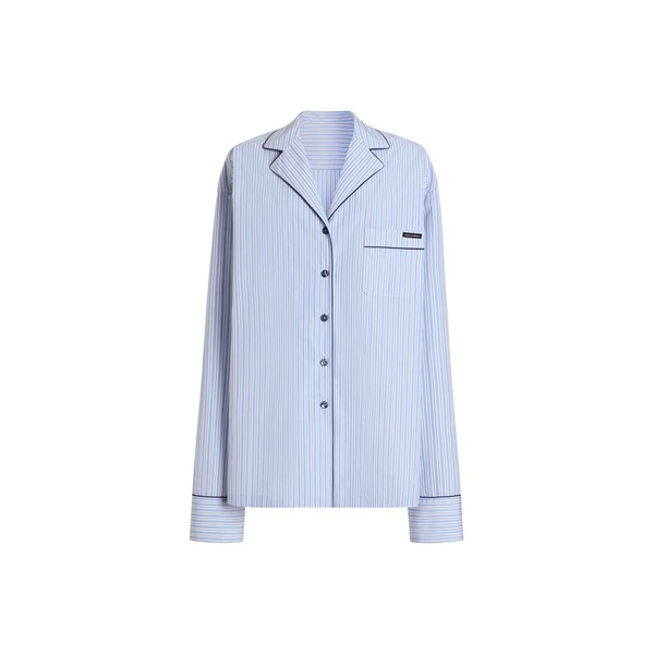 Dolce & Gabbana Striped fabric vanity shirt