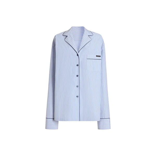 Dolce & Gabbana Striped fabric vanity shirt