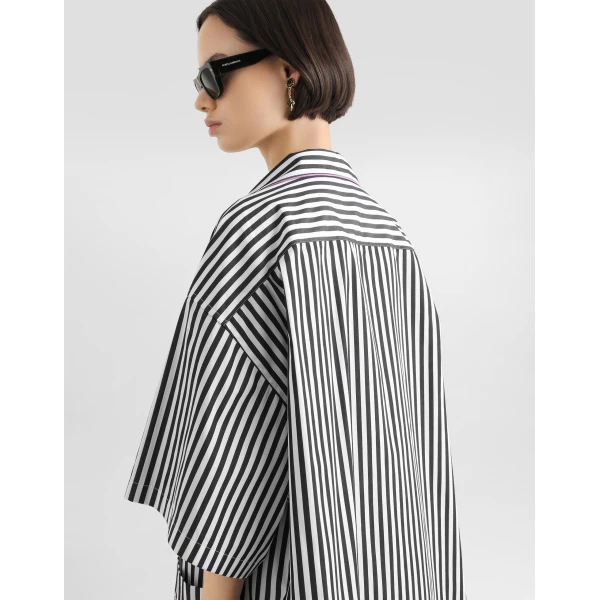 Dolce & Gabbana Striped poplin shirt, view 6