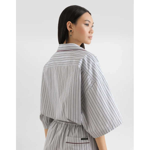 Dolce & Gabbana Striped poplin shirt, view 6