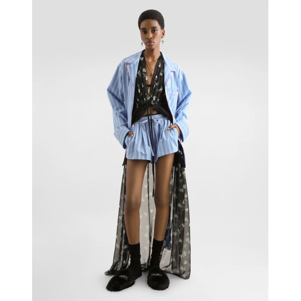 Dolce & Gabbana Striped poplin shorts, view 2