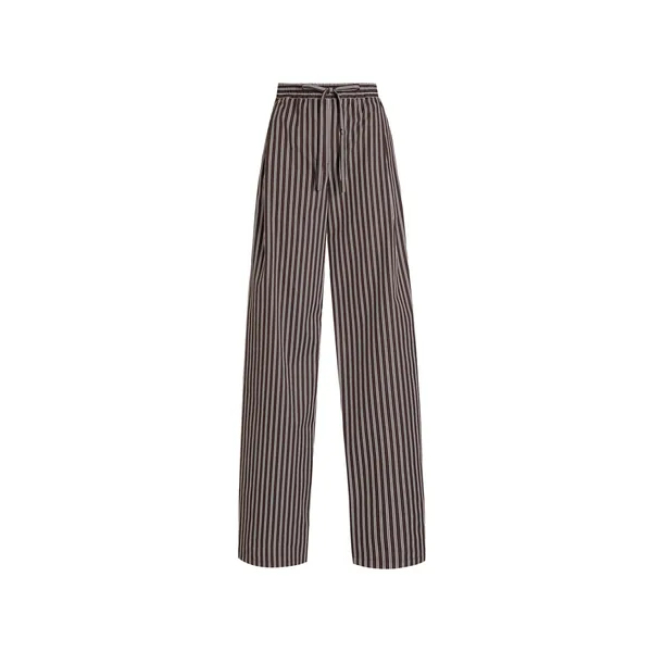 Dolce & Gabbana Striped poplin trousers