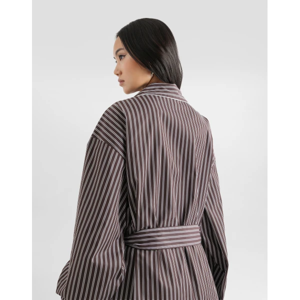 Dolce & Gabbana Striped poplin vanity shirt, view 6