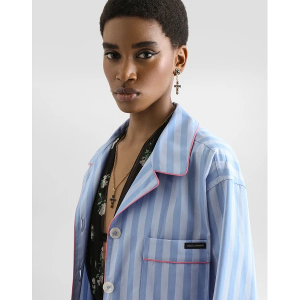 Dolce & Gabbana Striped vanity shirt, view 4
