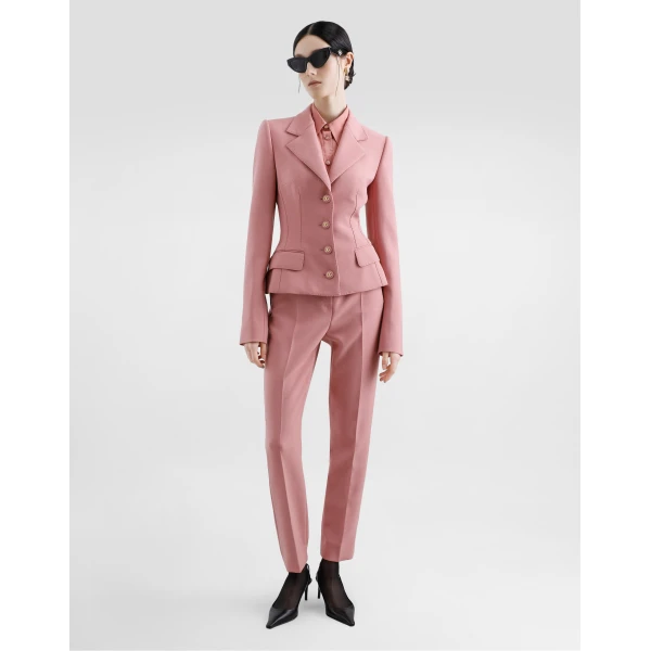 Dolce & Gabbana Tailored double wool crepe pants, view 2