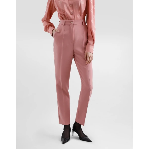 Dolce & Gabbana Tailored double wool crepe pants, view 4