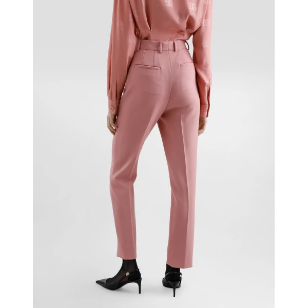 Dolce & Gabbana Tailored double wool crepe pants, view 5