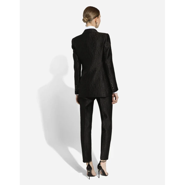Dolce & Gabbana Tailored floral jacquard pants, view 3