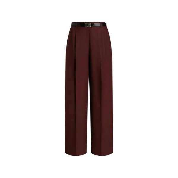 Tailored linen canvas trousers