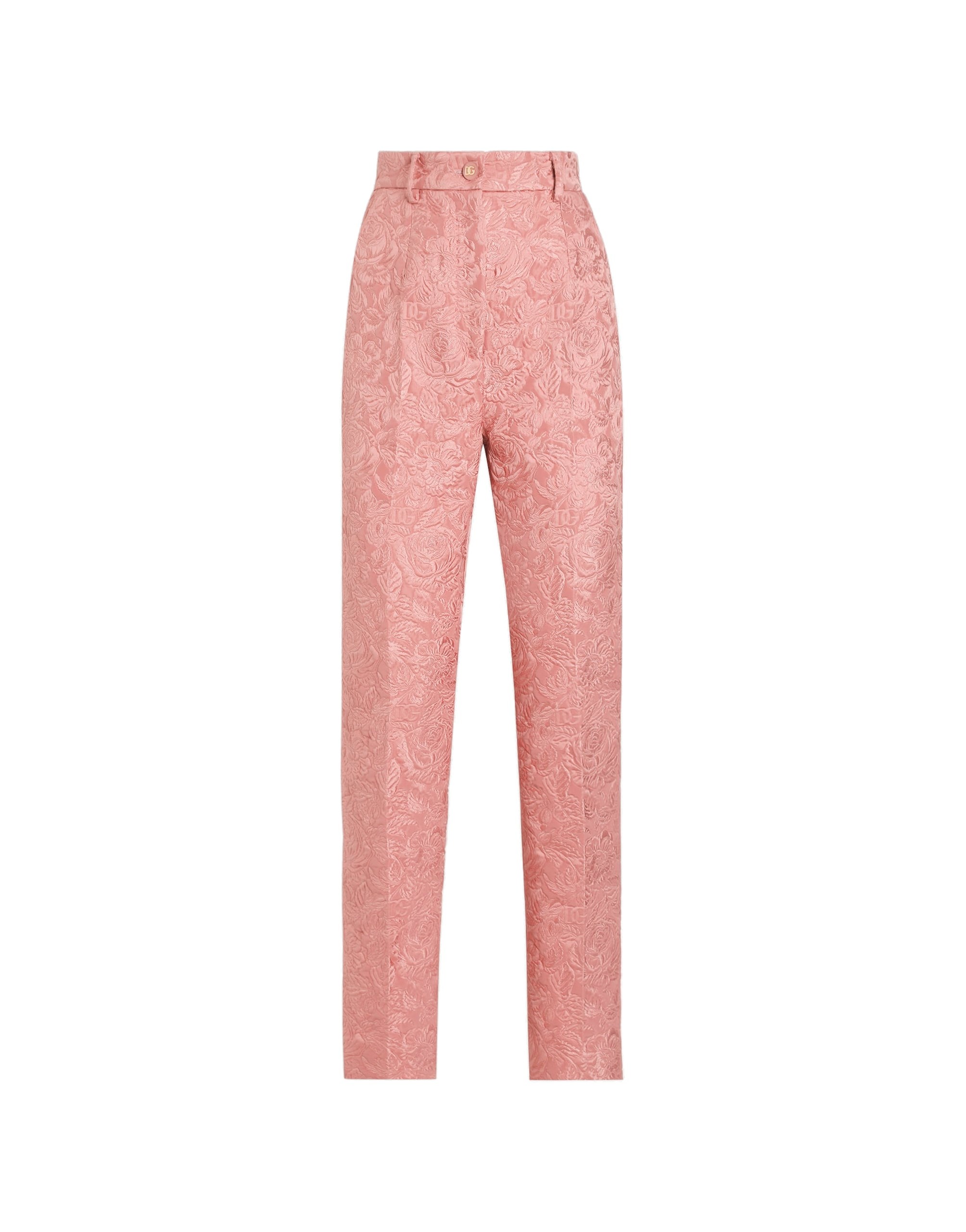 Dolce & Gabbana Tailored quilted floral jacquard pants