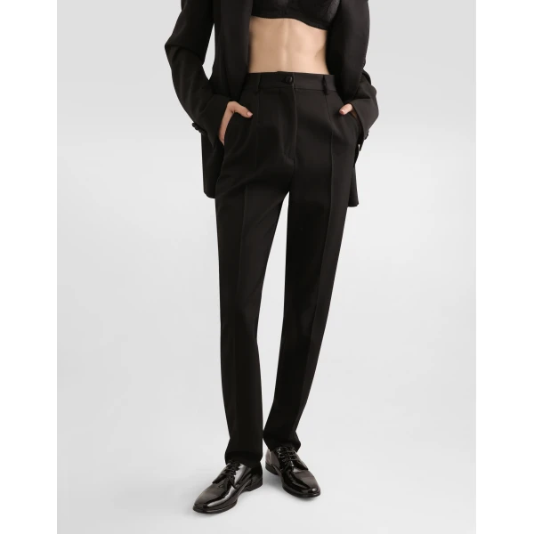Dolce & Gabbana Tailored woolen tuxedo pants, view 4