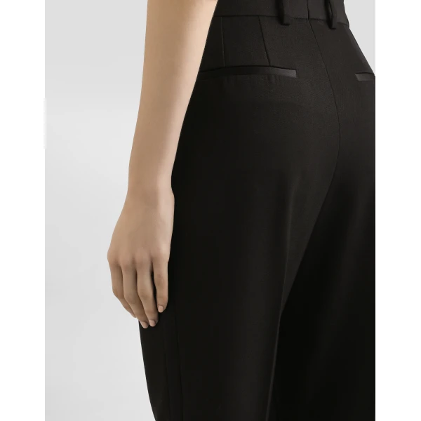 Dolce & Gabbana Tailored woolen tuxedo pants, view 6