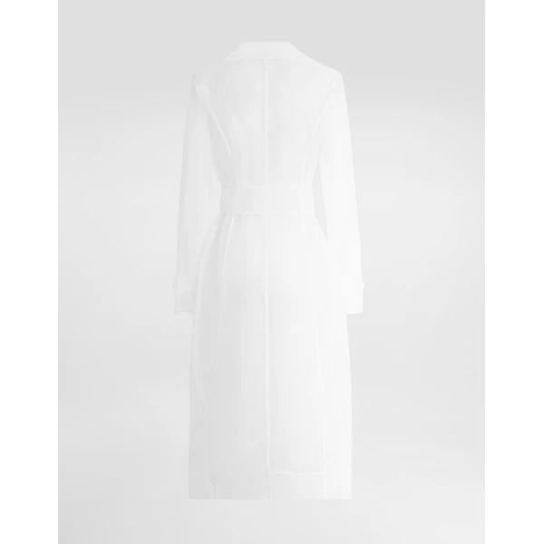 Dolce & Gabbana Technical organza trench coat, view 5