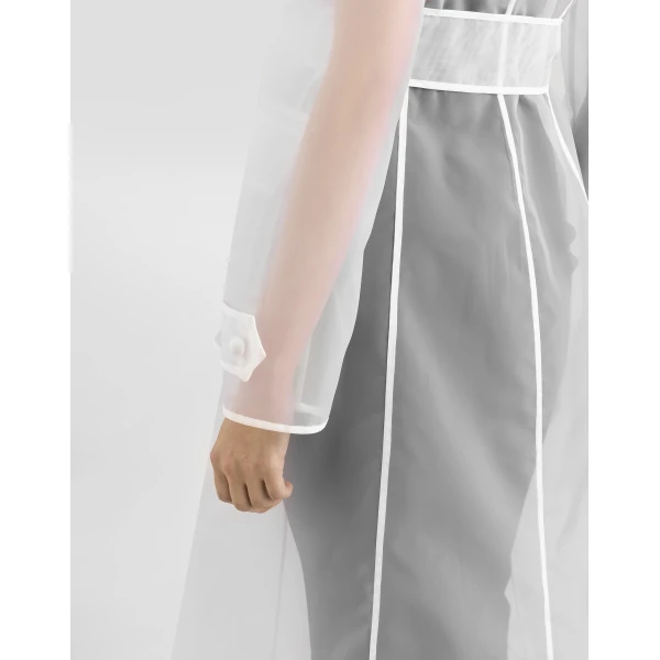 Dolce & Gabbana Technical organza trench coat, view 6