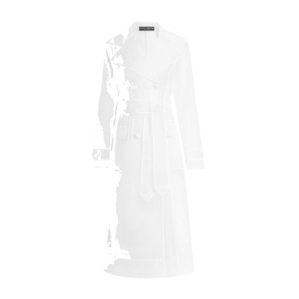 Dolce & Gabbana Technical organza trench coat