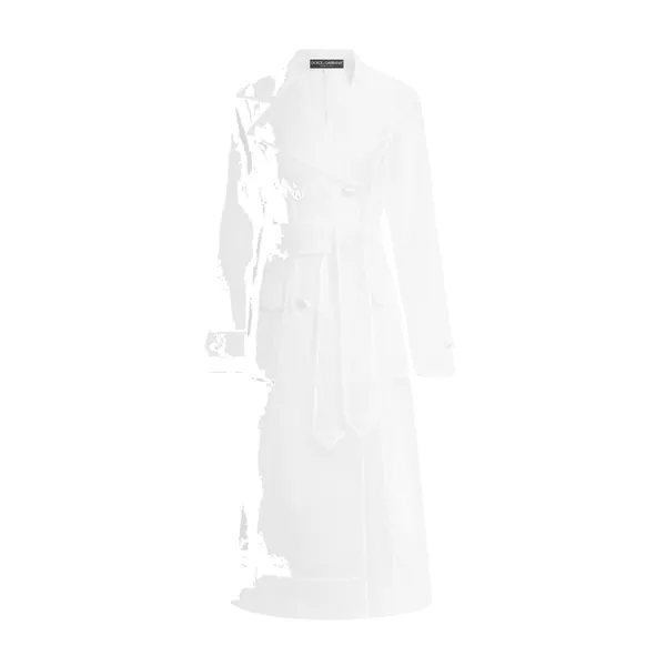 Dolce & Gabbana Technical organza trench coat