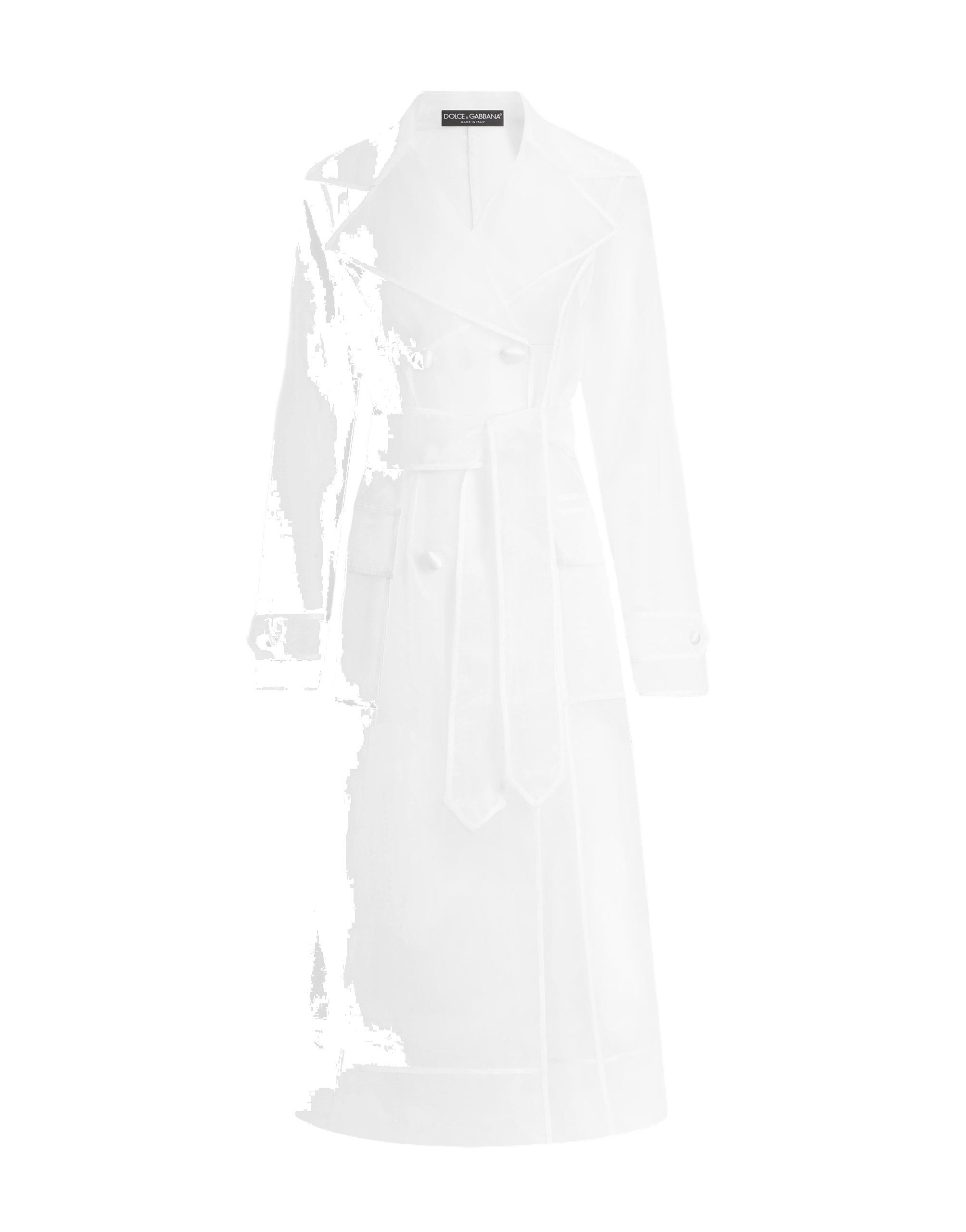 Dolce & Gabbana Technical organza trench coat