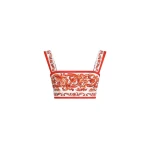 Dolce & Gabbana Top in majolica-print mat