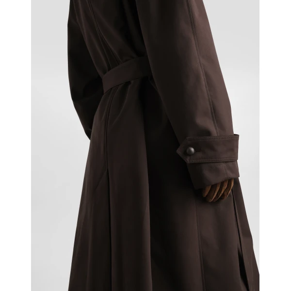 Dolce & Gabbana Trench coat in technical gabardine, view 4