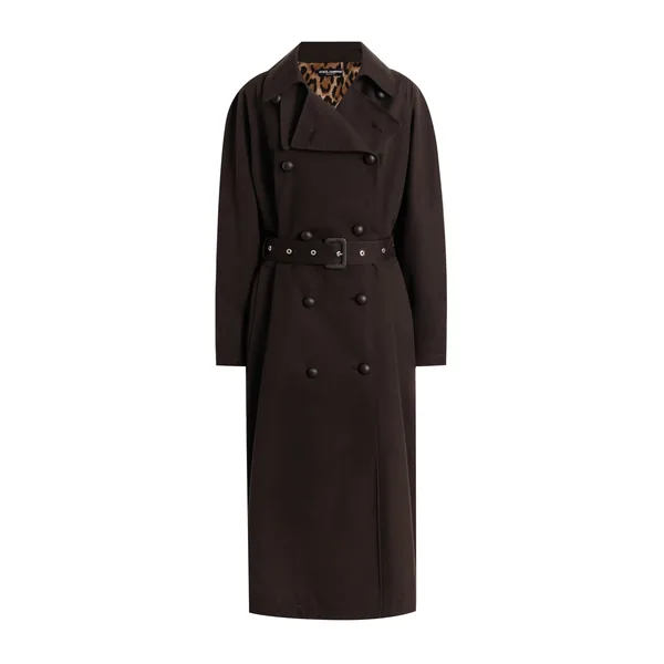 Dolce & Gabbana Trench coat in technical gabardine