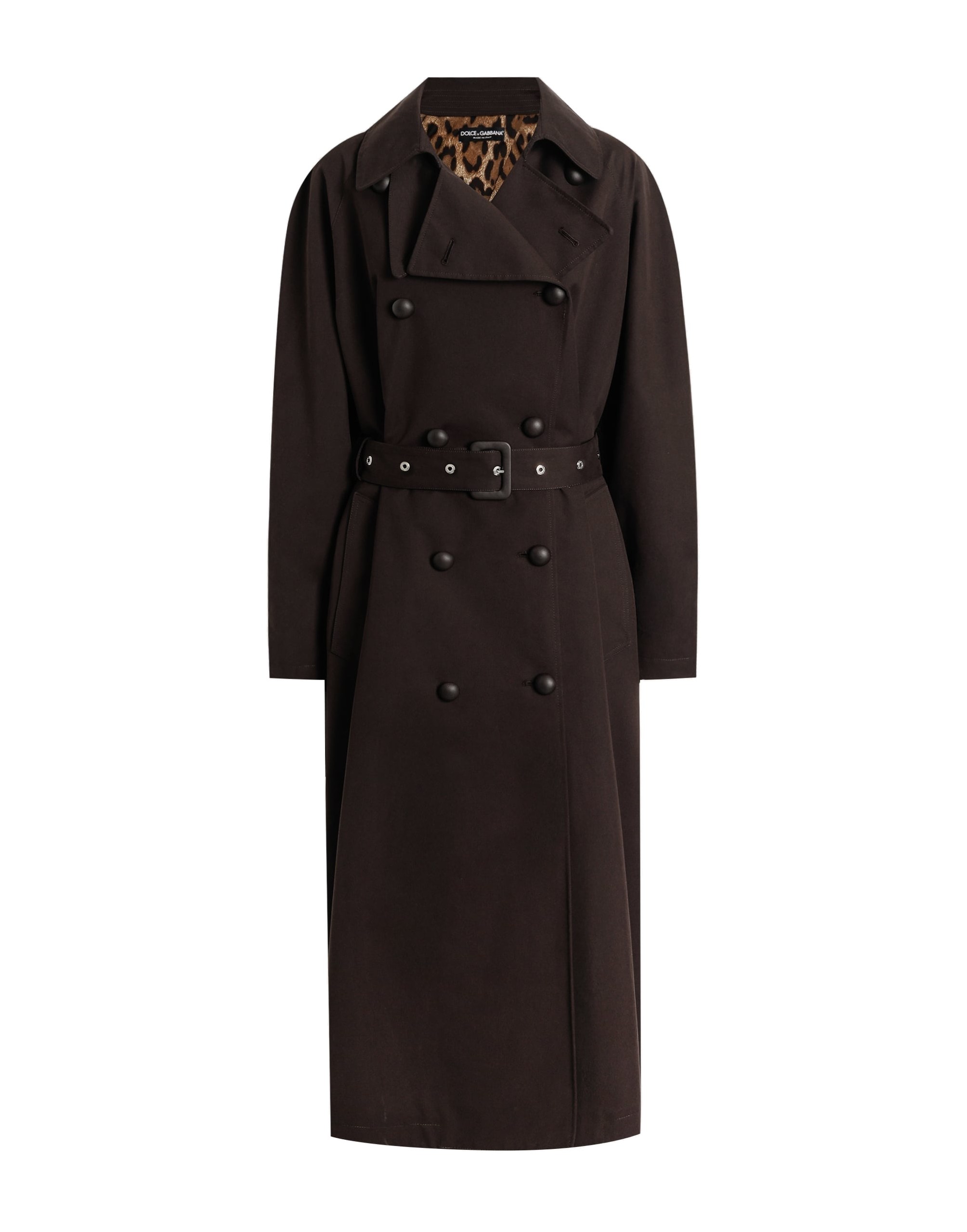 Dolce & Gabbana Trench coat in technical gabardine