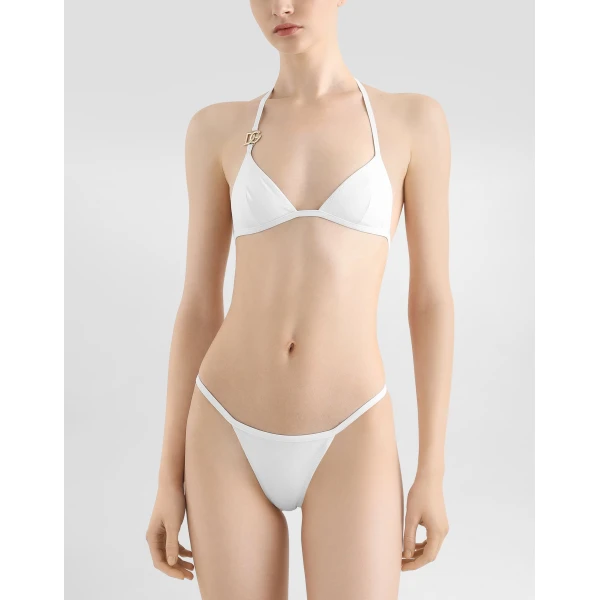 Dolce & Gabbana Triangle bikini with DG logo, view 2