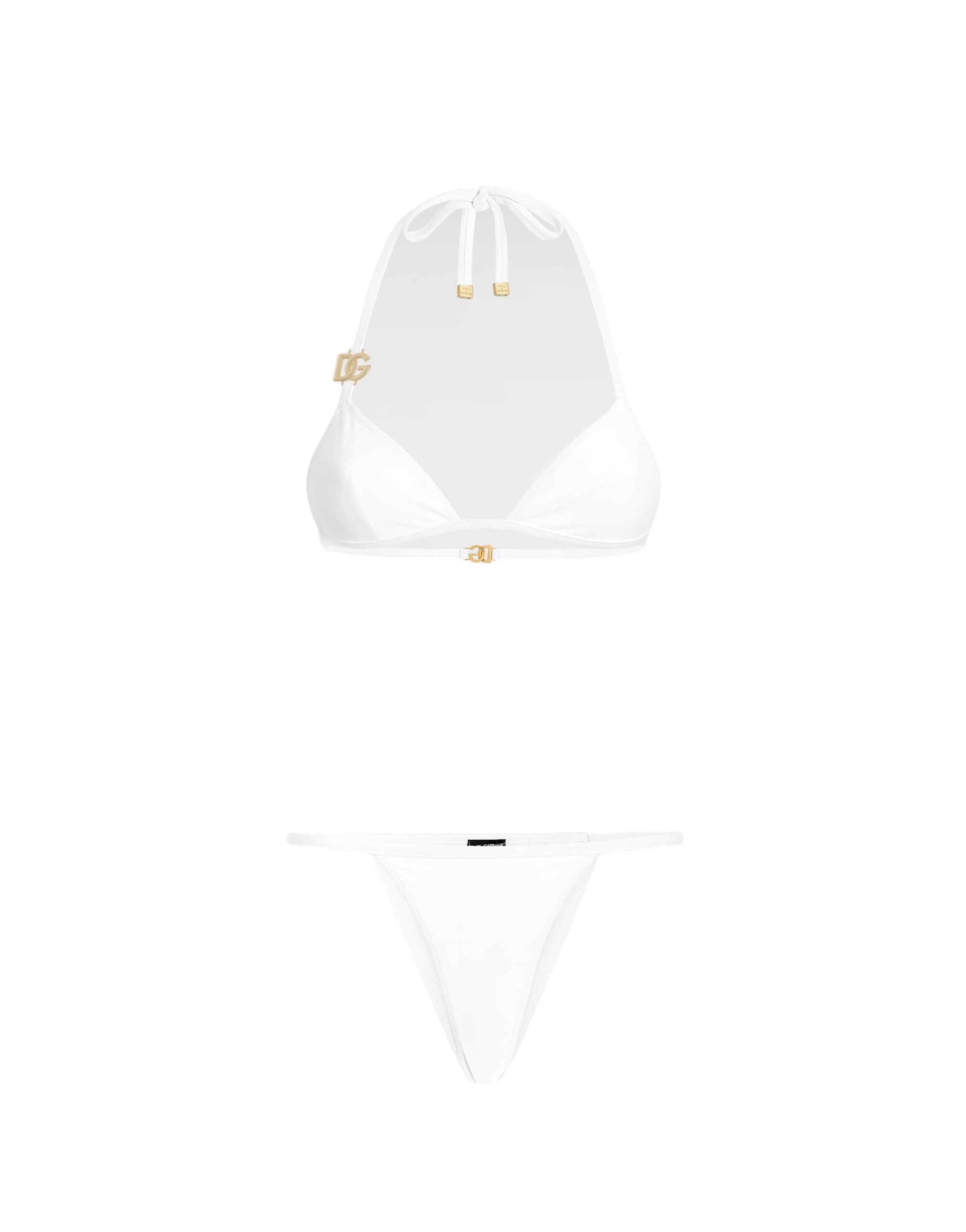Dolce & Gabbana Triangle bikini with DG logo