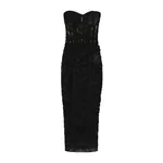 Dolce & Gabbana Tulle calf-length corset dress with draping