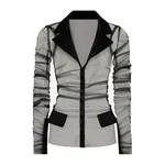 Dolce & Gabbana Tulle jacket with satin details