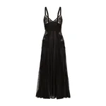 Dolce & Gabbana Tulle midi slip dress with lace inserts