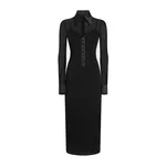 Dolce & Gabbana Tulle shirt dress with satin details
