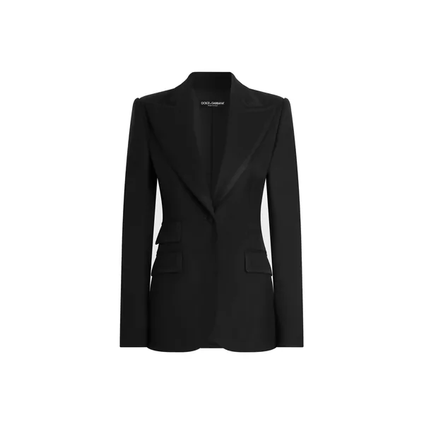 Dolce & Gabbana Turlington single-breasted jacket in bi-stretch twill