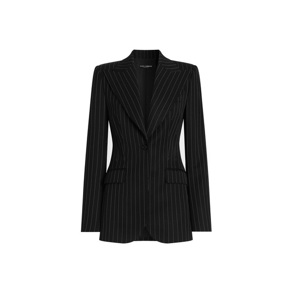 Dolce & Gabbana Turlington single-breasted jacket in pinstripe wool